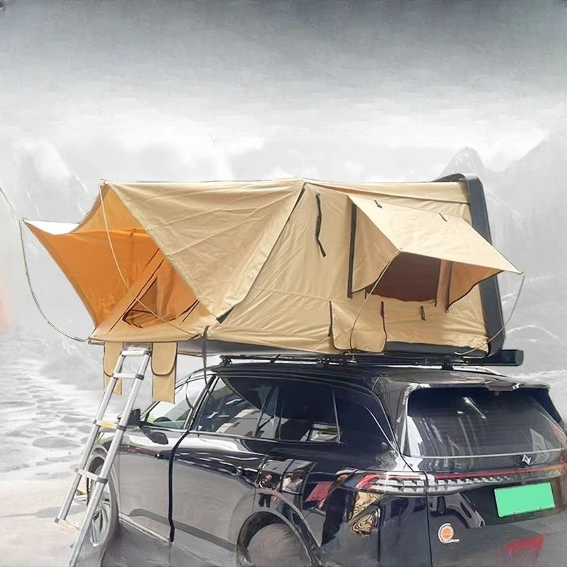 

Eπ 008 roof tent, folding automatic rollover car 007 SUV hard shell rainproof special car car