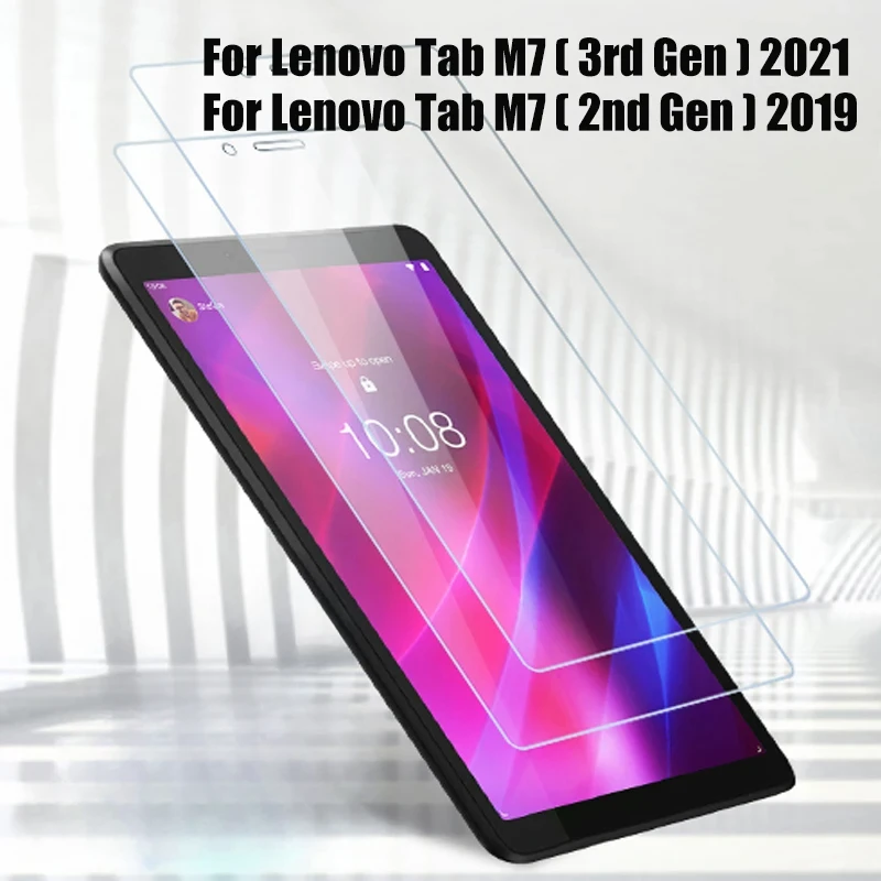 Für Lenovo Tab M7 3rd / 2nd Gen 7 Zoll Displayschutzfolie aus gehärtetem Glas Schutzfolie Lenovo Tab M7 TB-7306 7 Zoll 2021/2019