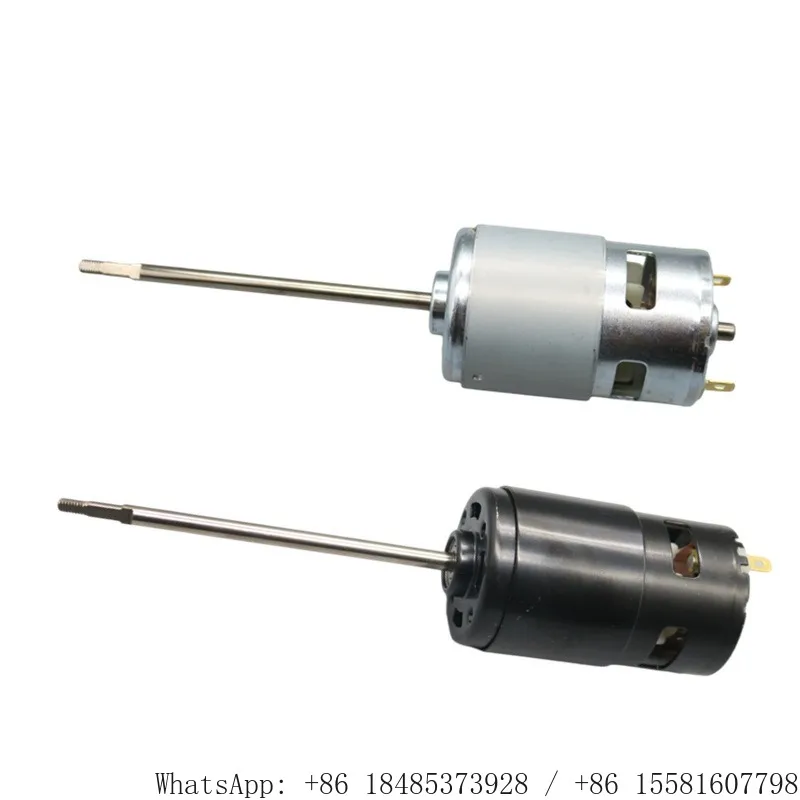 795 High Speed Boat Motor 12V Powerful Bait Boat Driving Motor with 98mm Long Shaft & Propeller for Fishing Net Towing