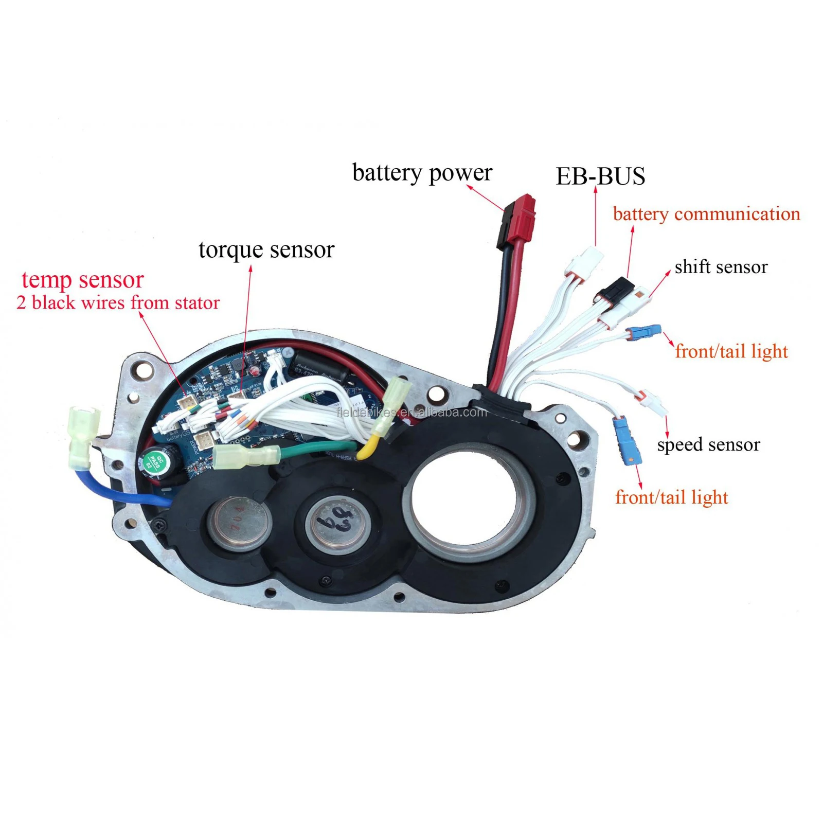 

Bafang M620 Controller Bafang G510 Controller UART CAN Protocol Bafang 1000W Motor 48V 30A Controller