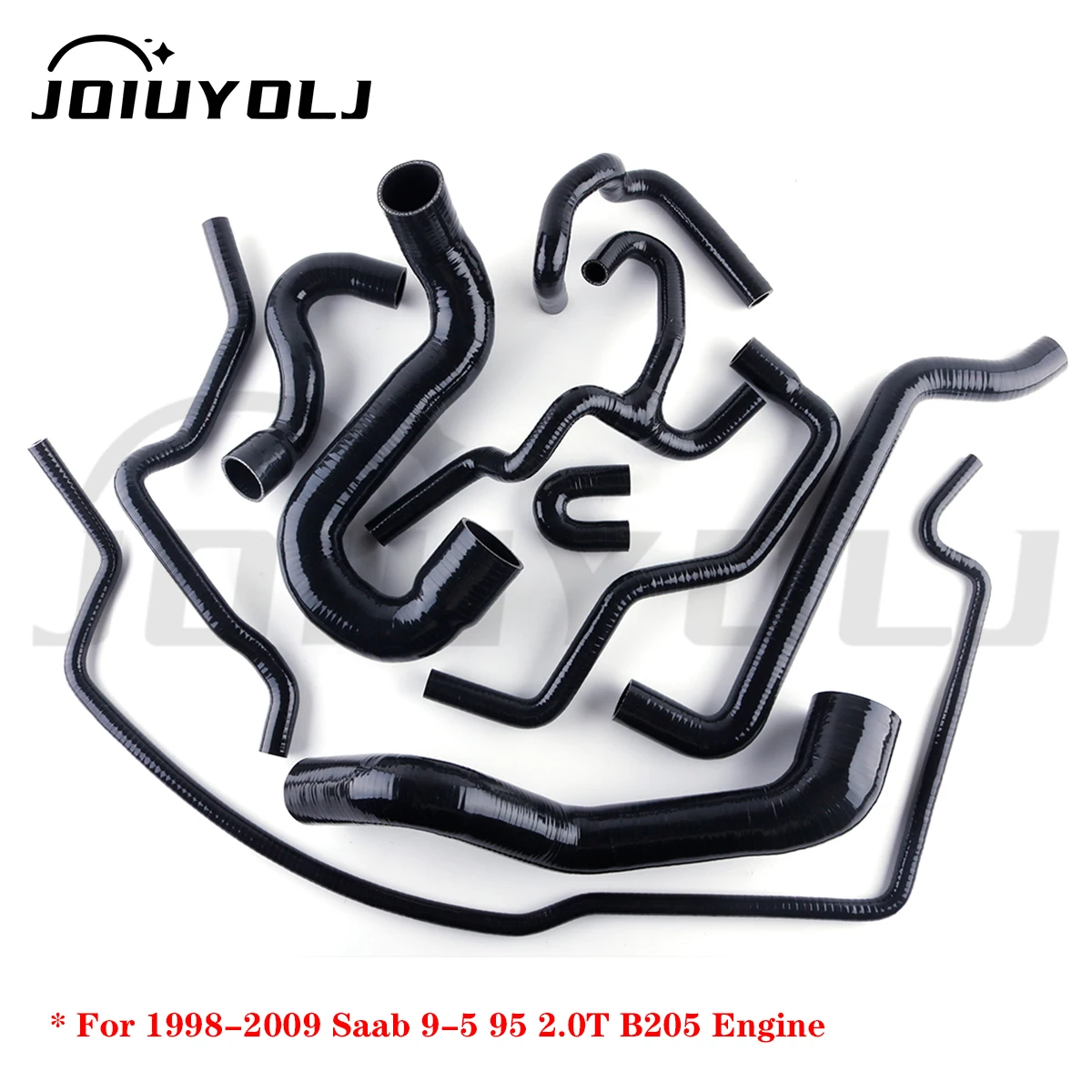 Kit de Mangueiras de Silicone para Arrefecimento e Turbo para Motor Saab 9-5 95 2.0T B205 1998-2009 1999 2000 2001 2002 2003 2004 2005 2006 2007