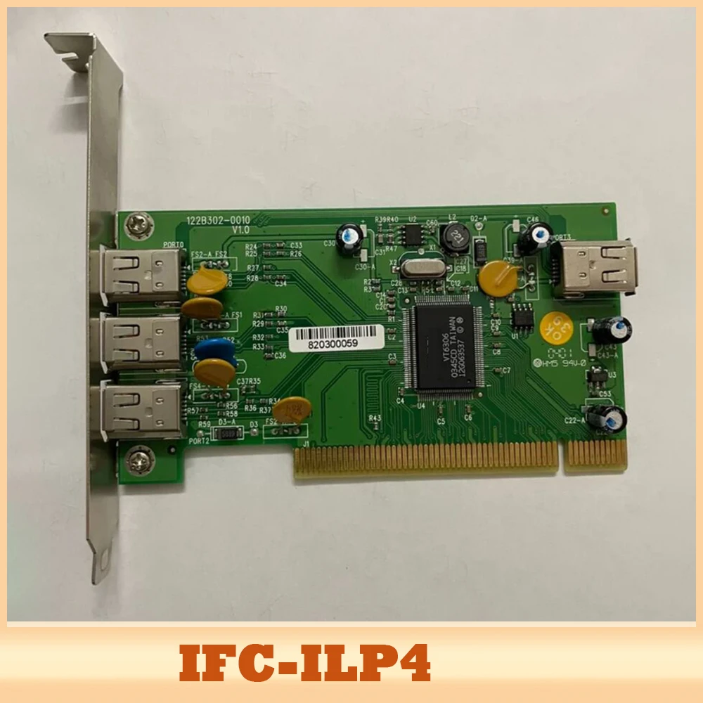 

For IFC-ILP4 29931401-010009 V1.3 VT6306 Four-Port 1394 Industrial Camera Card