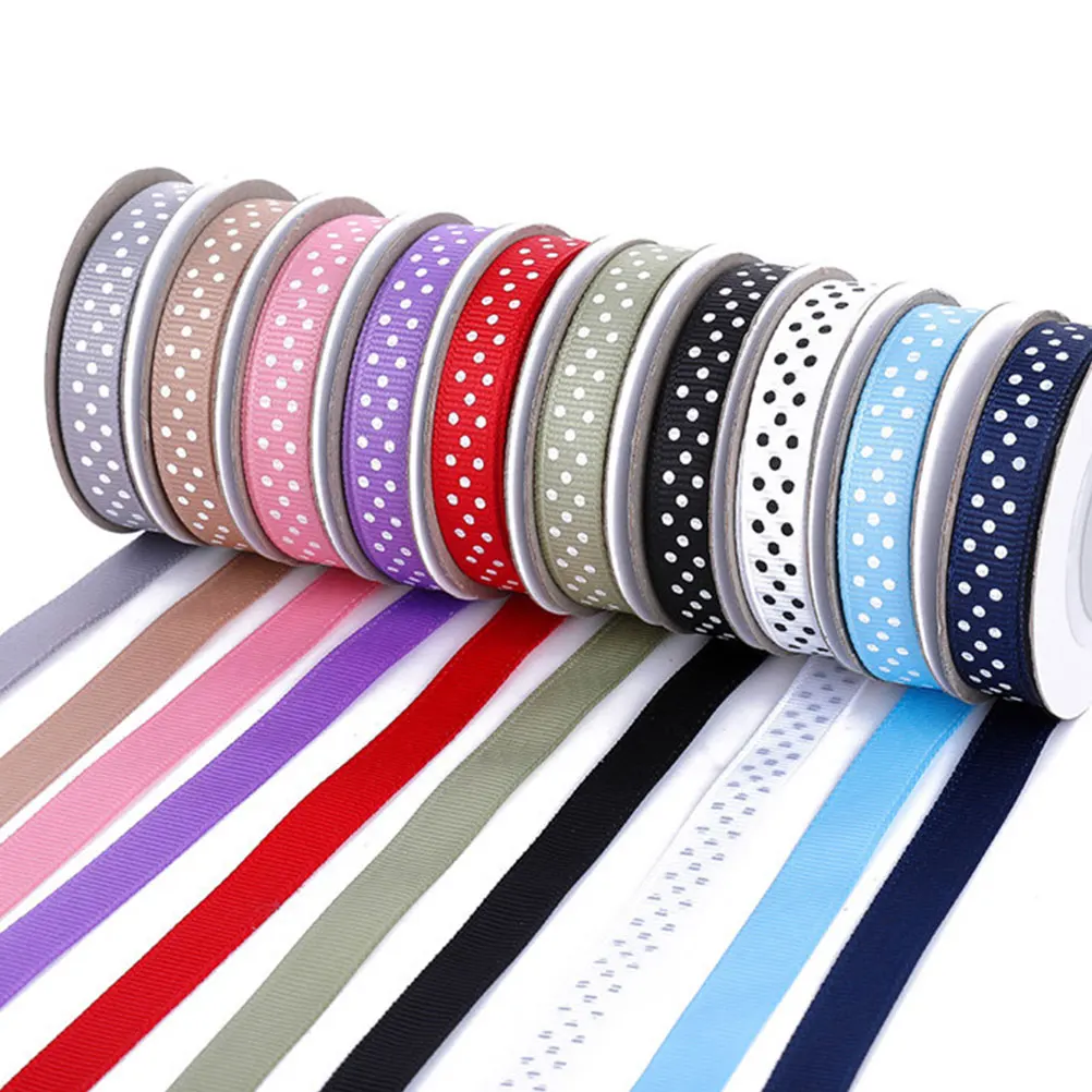 

5 Rolls Embroidered Ribbon Woman for Wrapping Thin Party Decoration Craft