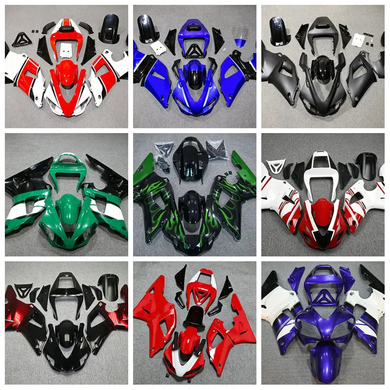 4 Gift New ABS Air Deflector Kit - Suitable for Yamaha YZF R1 1998 and 1999 models. Vehicle modification accessory. Customizable