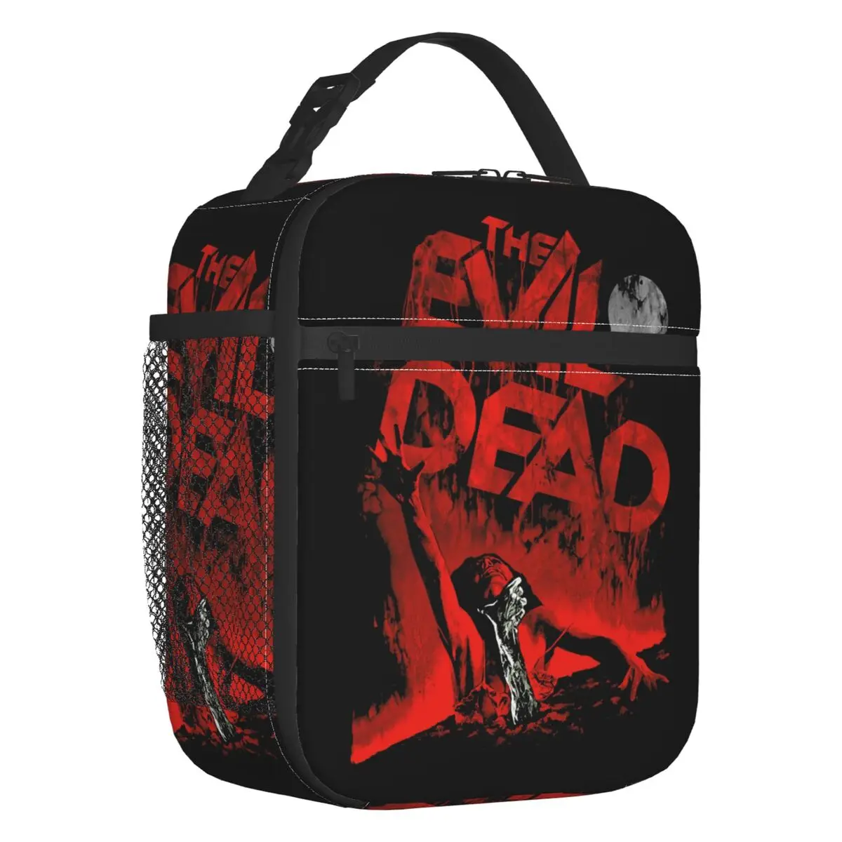 Evil Dead Insulated Lunch Bag for School Office Supernatural Horror Film Portable Thermal Cooler Bento Box Women Children