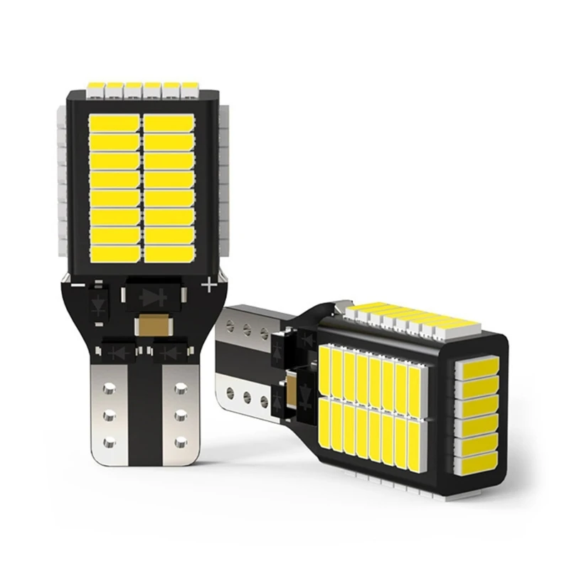 400B Automotive T-15 LED Reverse Light Backup Lamp, 2Pcs Bulb for Routine Car Service
