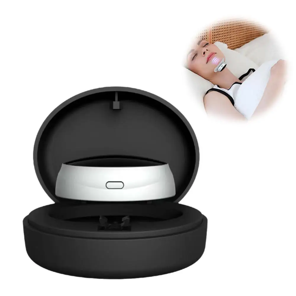 

New Smart Anti Snoring Device Stop Snoring Dual Pulse Muscle Stimulator Anti Sleep Snoring Breathing Corrector Health Care