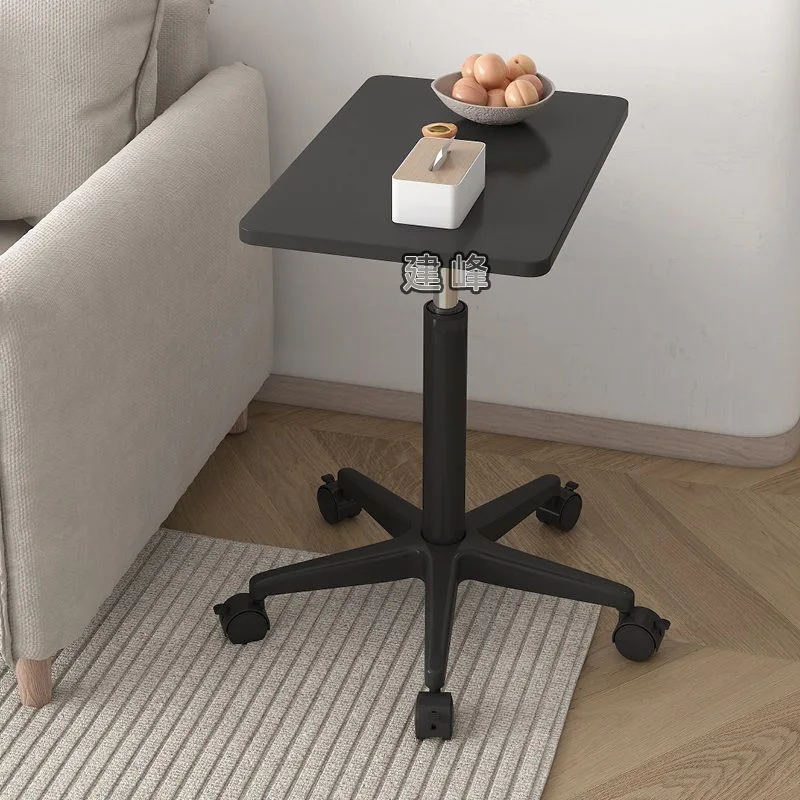 Mobile side few household bedside liftable small table standing notebook computer table with wheels sofa bedside table