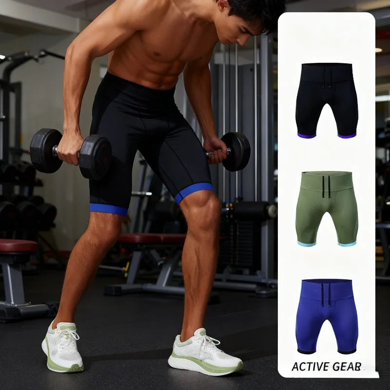 

Мужские компрессионные шорты для бега и быстросохнущие шорты для марафонской подготовки подходят для езды на велосипеде, занятий в тренажерном зале и занятий спортом.