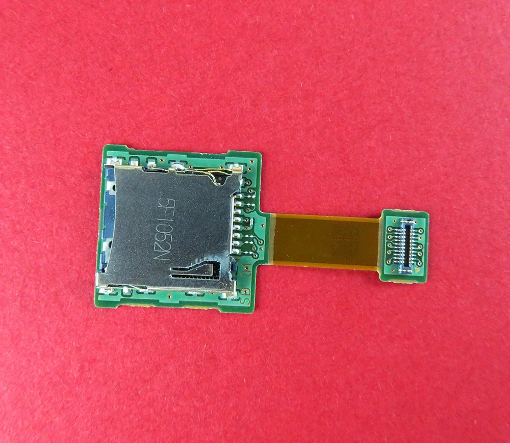 Nuevo reemplazo de 10 piezas de alta calidad para New3DS, enchufe de tarjeta TF, ranura para tarjeta SD con Cable de cinta para nuevo 3DS