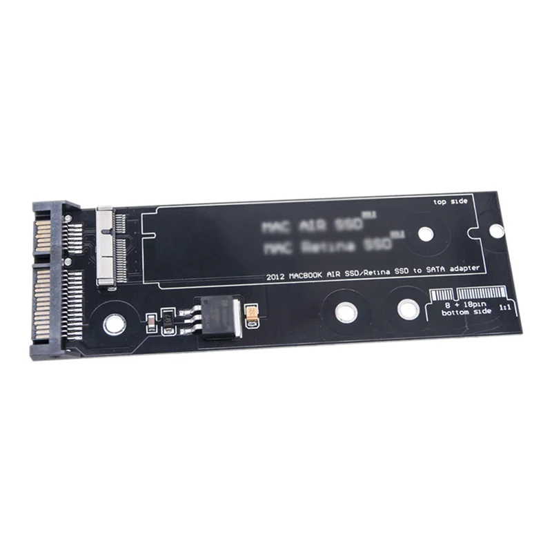 New--SSD To SATA Converter Card Board For  2012 Support  Air RETINA A1465/A1466/A1435/A1436 7+17Pin SSD