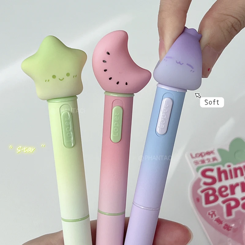 2 Stück/Set Duftgelstift im Beeren-Design, kreativer Drehgelstift, Schul- und Bürobedarf – Detail 7