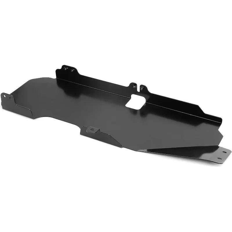 لوحة انزلاقية لخزان الوقود HECASA متوافقة مع 2007-2018 Wrangler JK 2 Door Skid Plate Black Powder Coated