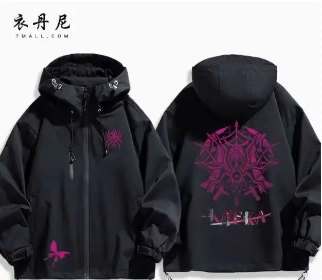 

Anime Honkai: Star Rail Kafka Hooded Outdoor Jackets Cosplay Autumn Winter Student Men Women Coat Jacket Tops anime