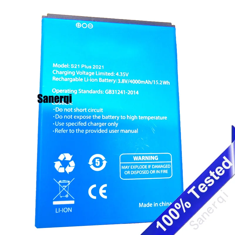 4000mAh Battery For iHunt strong  S21 Plus 2021 battery