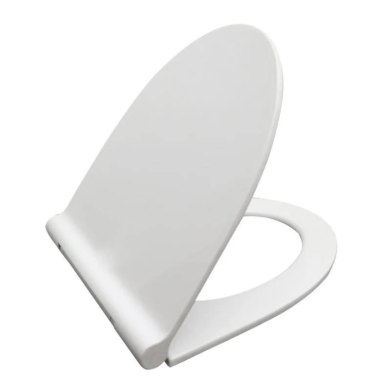 Constant Temperature Heated Toilet Seat Top Lid Electric Toilet Seat Cover Combo Flat White Surface with Smooth Edges