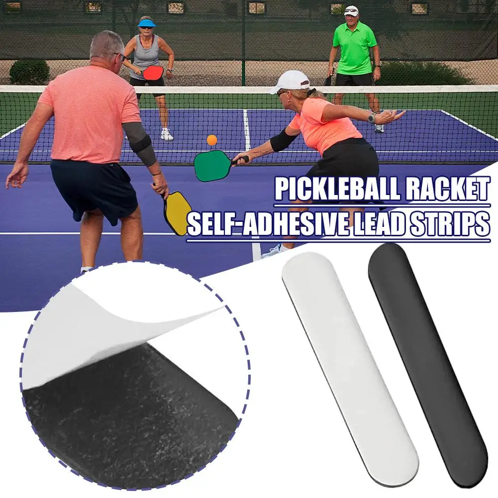 10/30pcs Black Silver Pickleball Weight Tape Adhesive Weight Bar Universal Golf Club Weight Lead Plate Weight Paddle Tape