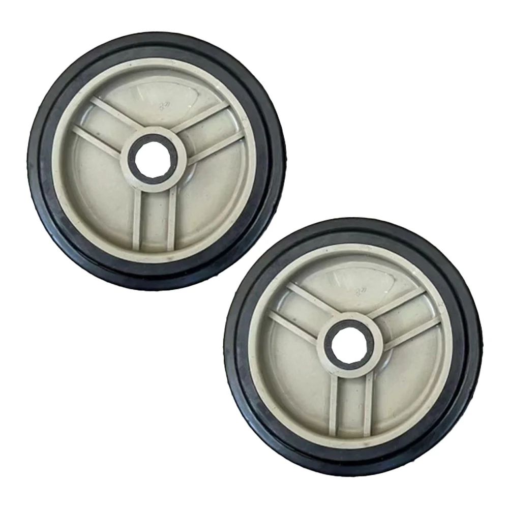 2 Pcs Air Compressor Caster Wheel Replacement Absorption Non-Slip 4Inch Shockproof Air Compressor Small Air Pump Casters