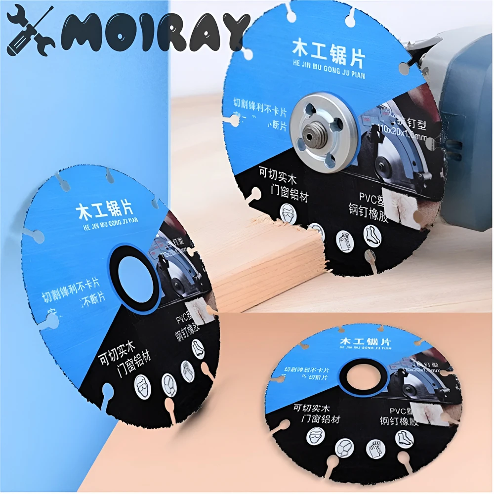 105/110mm Wood Metal Cutting Disc Woodworking Circular Saw Blade Cutter Wheel for Angle Grinder Power Tools Diamond Cutting