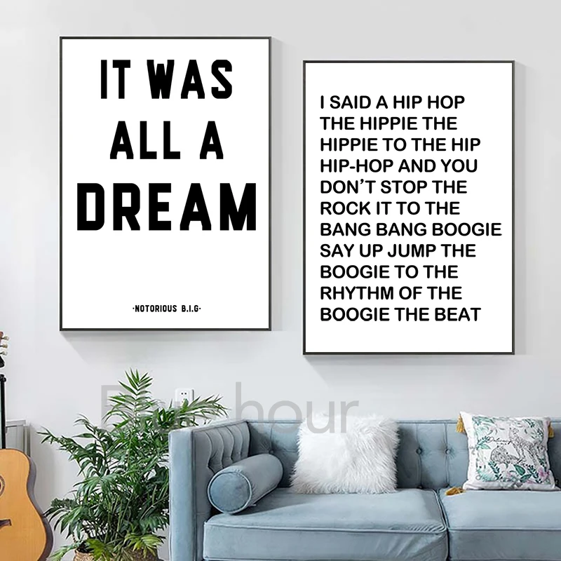 لا أزياء 90s كلمات الموسيقى المشارك الحب طباعة سكاندي ديكور هدية لصديقة صديقها حائط لوح رسم صورة فنية ديكور