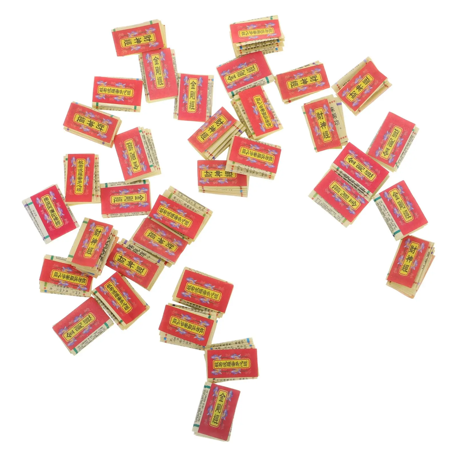 

30 Pcs Miniature Sacred Text Religious Ornament Paper Tiny Decor Spiritual Pendant Display Home Office