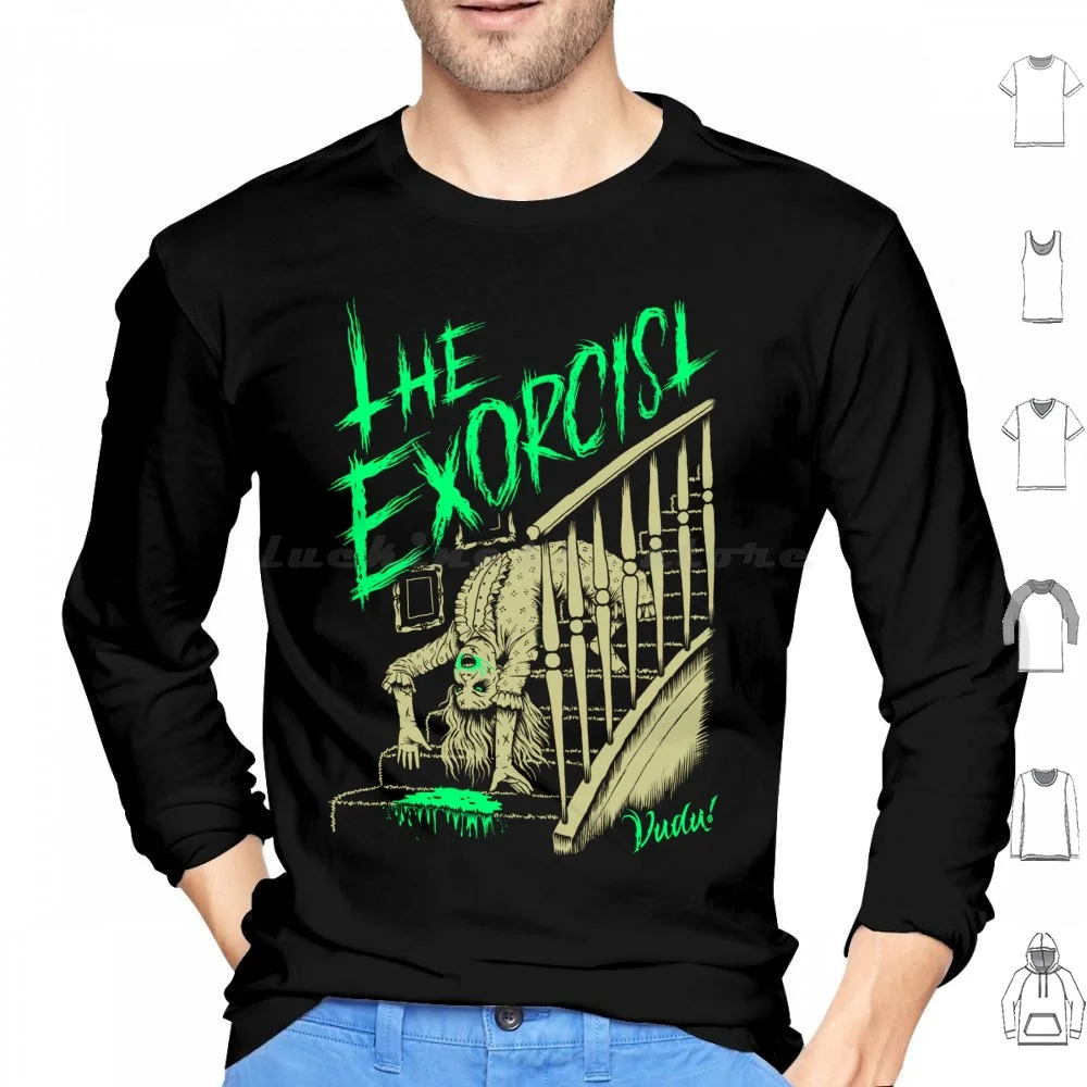 The Exorcist Hoodie cotton Long Sleeve Horror Exorcist The Exorcist Movie Demon Scary Film Halloween Devil Vintage Classic