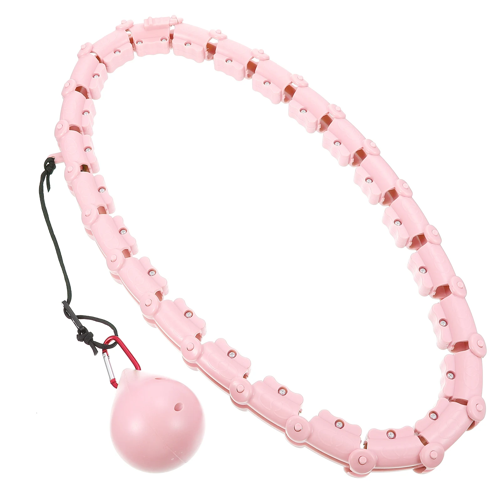 

Smart 24 Sections Electric Massage Abdomen Fitness Workout Waist Hoop Lightweight Durable Yoga Circle Body