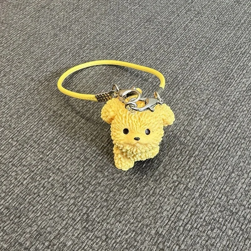 1/12 Welpen Anhänger Maßstab Puppenhaus Dekoration Simulierte Milch Tee Flasche Modell Zubehör Plüsch Puppe