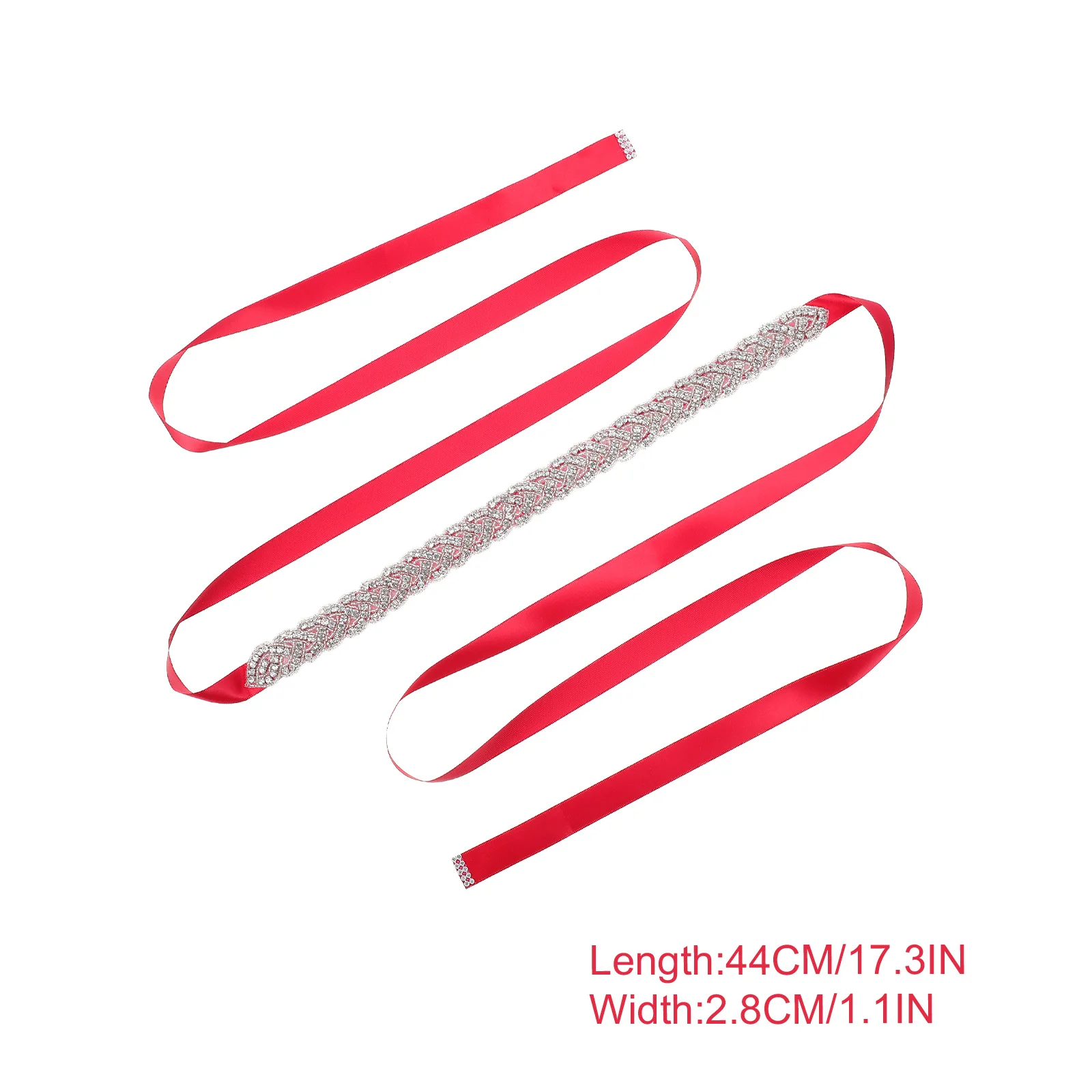 

Rhinestone Wedding Belt Chic Light Luxury Bridal Waistband Sparkling Dress Accessory for Wedding Party Banquets