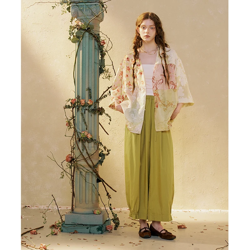ELFSACK Patchwork Kimono Blous - Crochet Top Boho 评论和价格