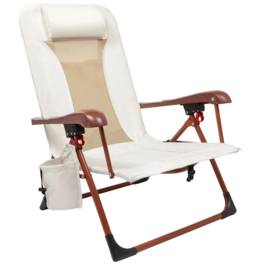 

Low Profile Reclining Glamping Chair, Vanilla Dream