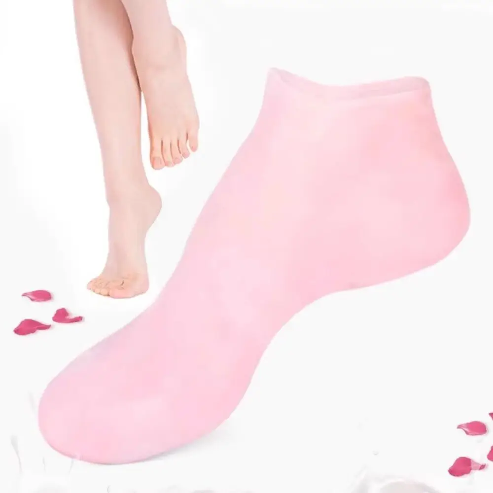 Silicone Exfoliating Socks & Gloves Anti Slip Foot & Hand Spa Mask Hands Peeling Gloves Prevents Dryness Feet/Hand Care Tools