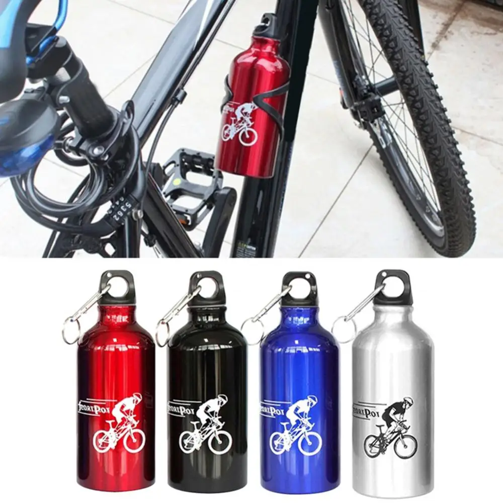 500ml Bicycle Water Bottle Outdoor Sports Portable Aluminium Alloy Drink Water Bottle Cup Cycling Kettle Cycling Accessories