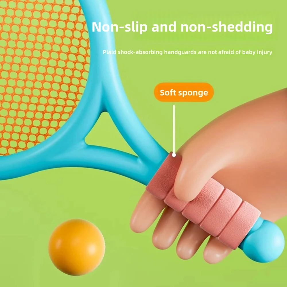 مضرب تنس للأطفال، لعبة رياضية خارجية ترفيهية، مضرب كرة الريشة، مجموعة ألعاب رياضية لرياض الأطفال