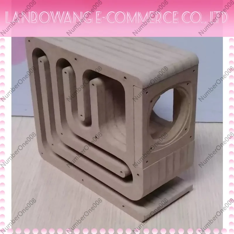 2-inch 3-inch 4-inch Maze Wooden Speakers Are Customized, Computer Desktop Empty Box, Bookshelf, and A Pair of Stereos Are DIY.
