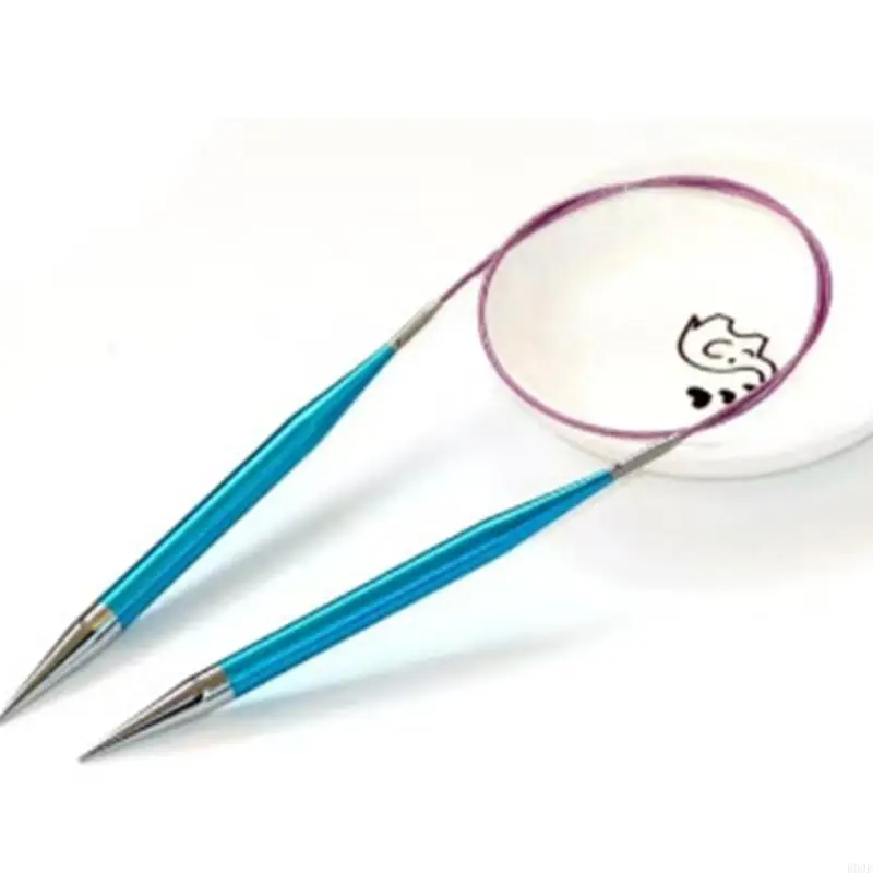 Knitting Needle Collection With Aluminum Components and a Zip-Fastened Holder for Sweater, Hat, Sleeve, Collar, and Garment B03E
