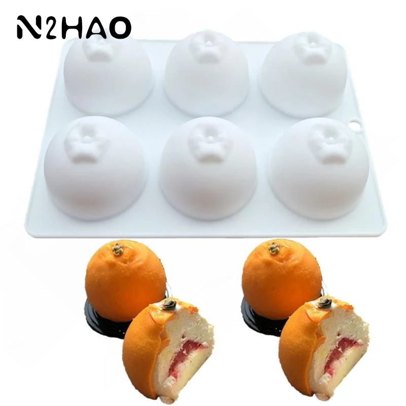 3D Lemon Silicone Mousse Mold French Dessert Pastry Baking Accessory