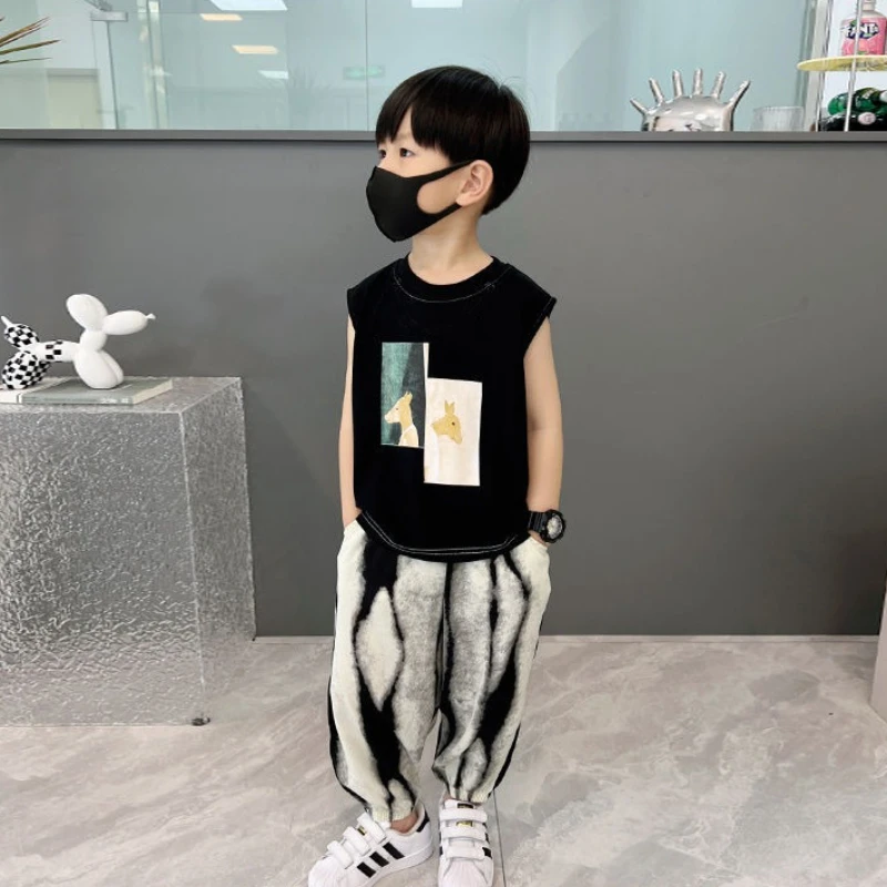 Vest Set Boy´s Clothing Children's From 8 12 Years Shorts Summer Suit Kids Boys Child Boutique 4 Wear Clothes Toddler T-shirt 7