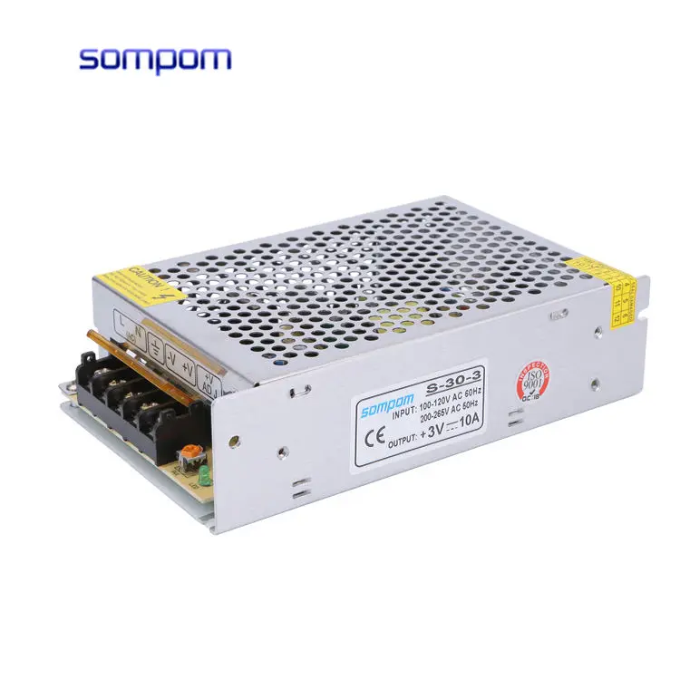 LED Switching Power Supply S-30-3 Output3V 10A DC 30W Lighting Transformer Power Adapter