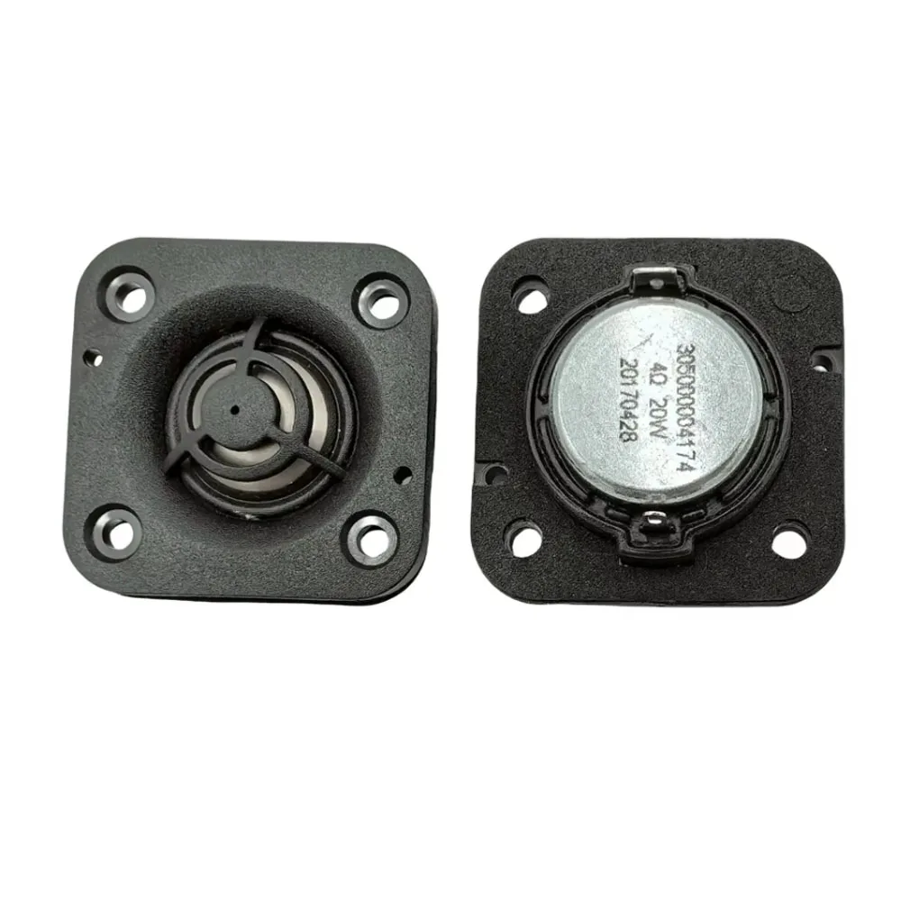 Mini haut-parleur Bluetooth ultra-mince, haut-parleur à membrane twecirculation, audio carré, haut-parleur rond bricolage, 4 Ohm, 20W, 48mm, 52mm, 2 pièces par lot