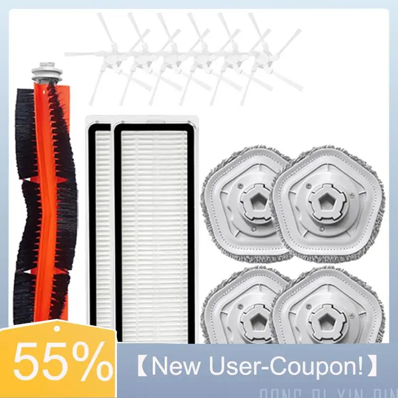 

A60T Новинка для Dreame Bot W10/W10 PRO Аксессуары Робот-пылесос HEPA-фильтр Основная боковая щетка Замена ткани для швабры Запасной P