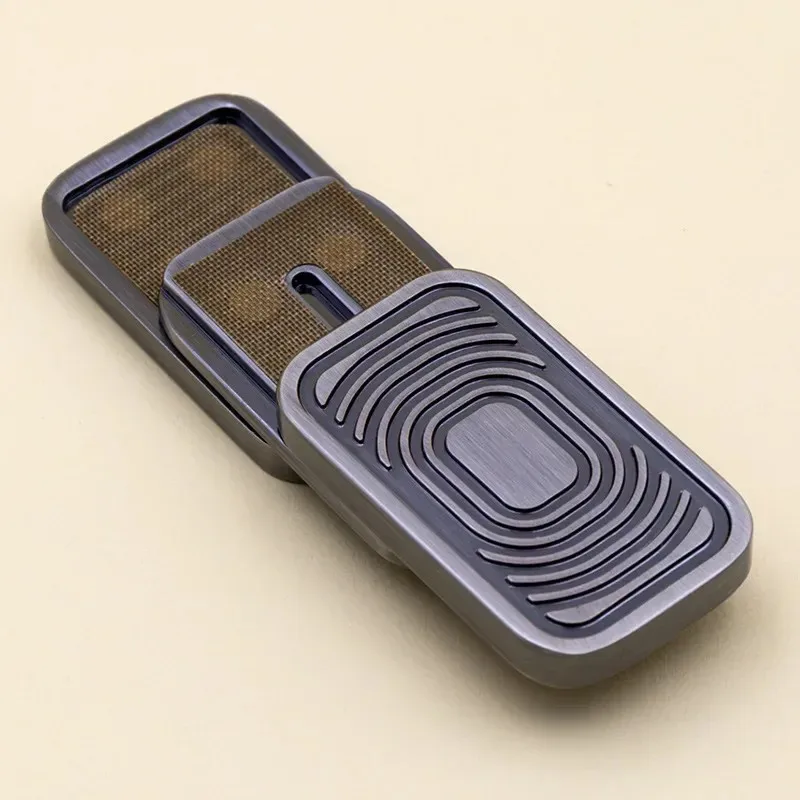 

2026-Decompression toys: metal fidget spinner, EDC push card,three-layer sound wave magnetic decompression toy, EDC popping coin