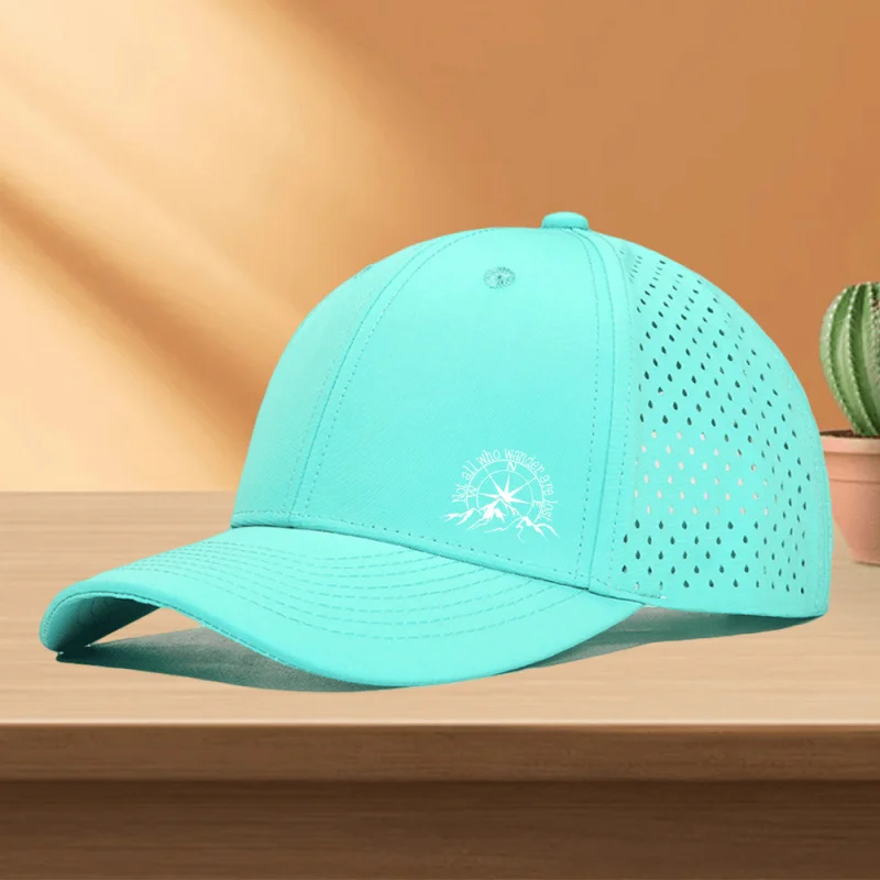1pc Quick Dry Golf Cap with Hole Perforated Mesh, 