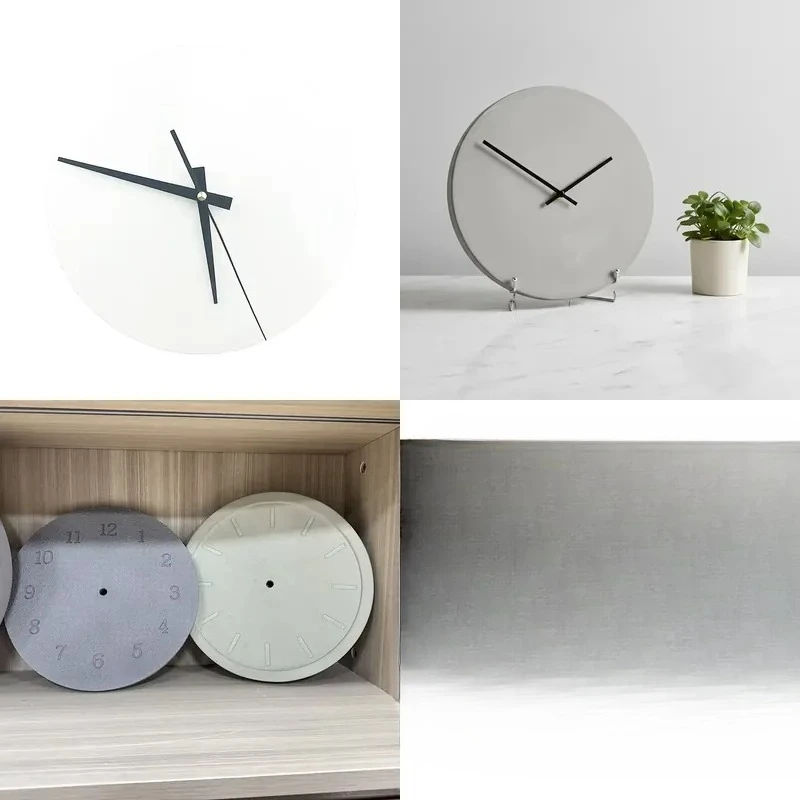 for Neoclassical Style Watch Art Wall Clock Silent Living Room Decor