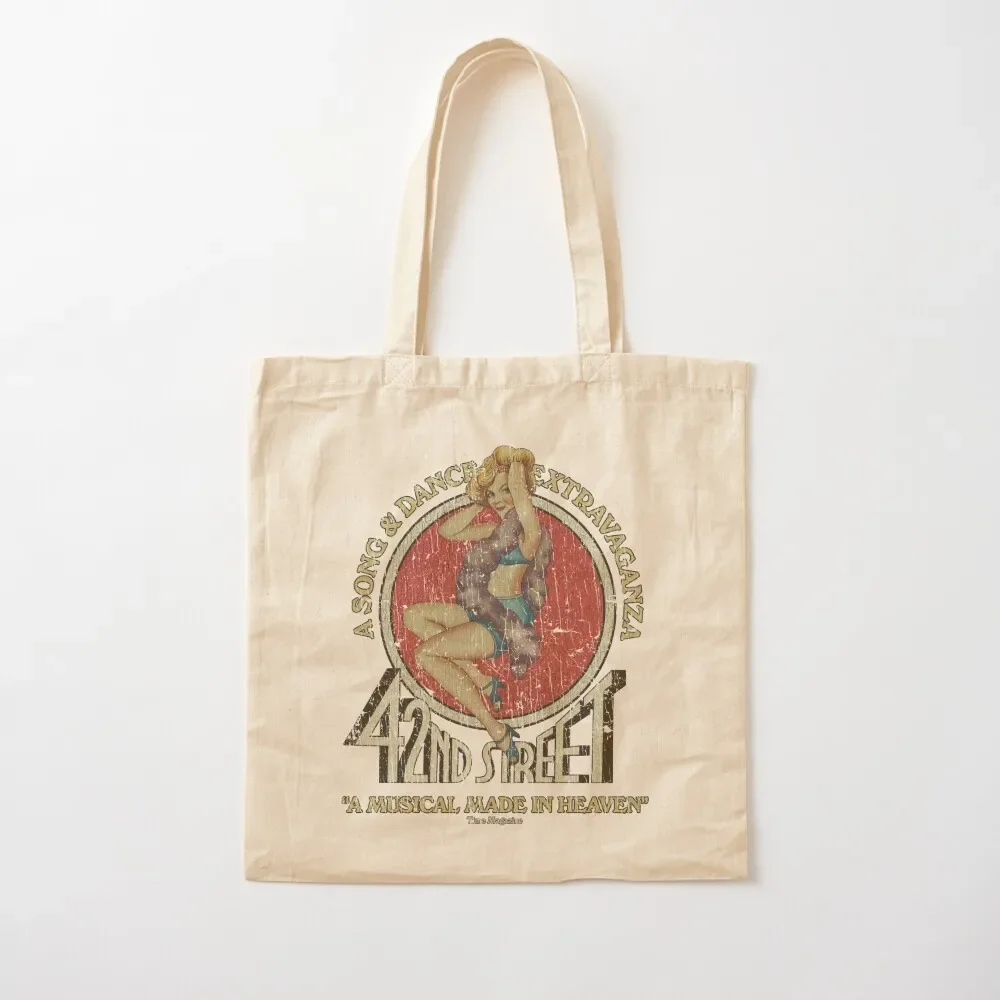 

42nd Street 1980 Tote Bag handbag hand bags university shopper bag Gift bag Canvas Tote