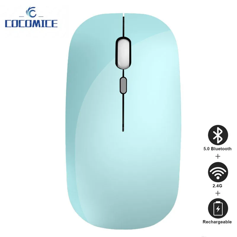 high quality raton gaming inalambrico mouse laptop mouse bluetooth recargable for ipad computer accessories mute wireless mouse