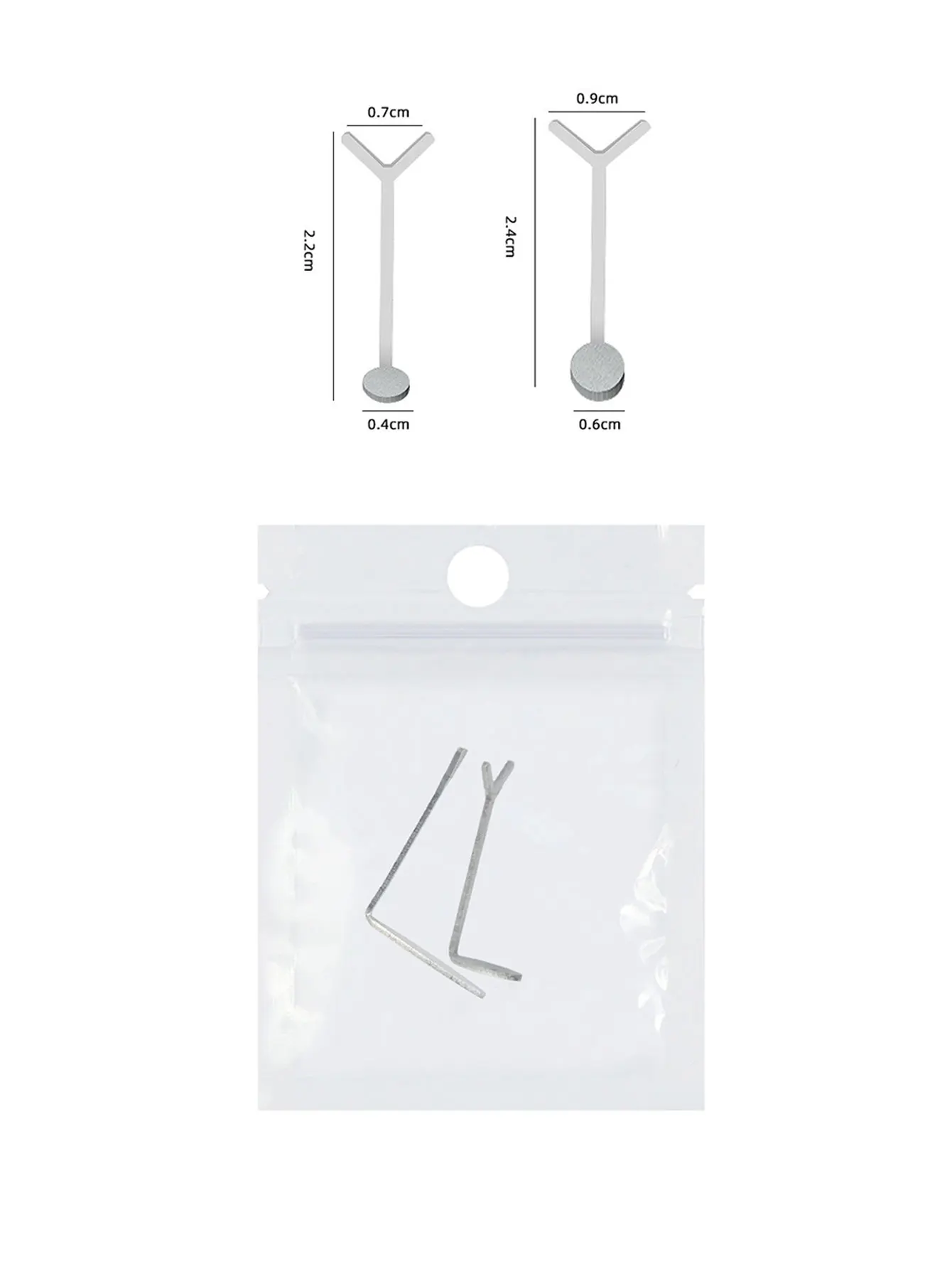 2pcs Cat Eye Nail Y-Shape Wire Precision Heart & Ingot Designs, Nail Art Accessories for Stun Magnetic Shine Nail DIY Tool