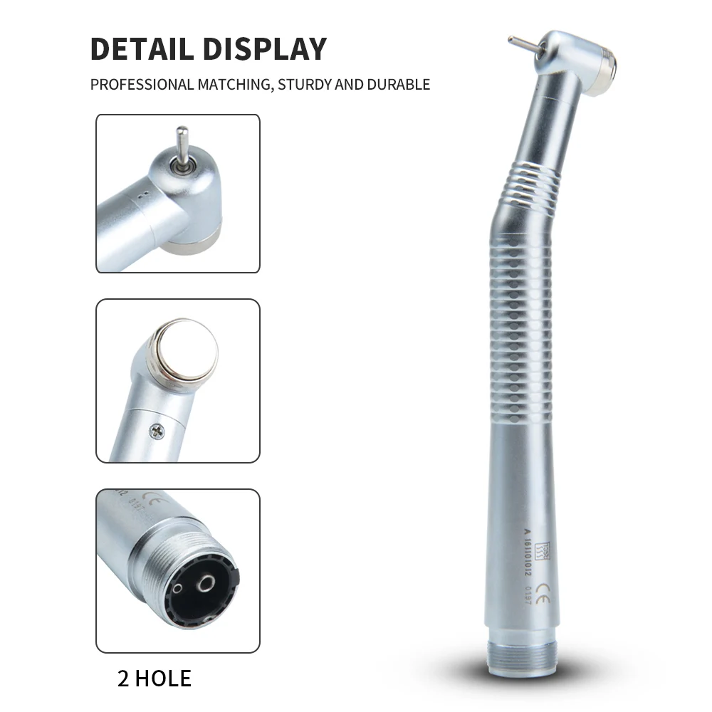 Standardowy przycisk głowicy szybka prostnica dentystycznej jednostronny Spray stomatologia obrotowa turbina obrotowa 2/4 otworów