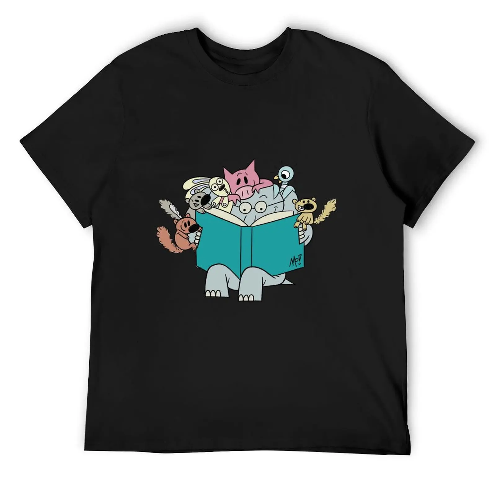 elephant and piggie T-Shirt custom t shirt anime t shirts outfits for men