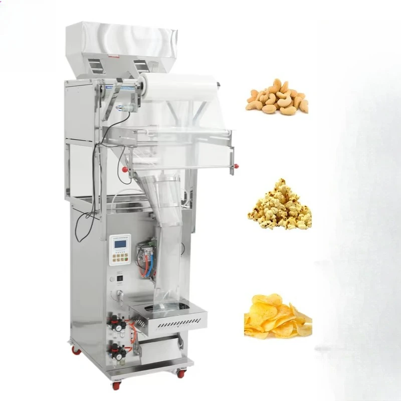 500g 1000g Filling Sealing Potato Chips Grain Nuts Sugar Rice Popcorn Beans Sachet Snacks Food Multi-function Packaging Machines